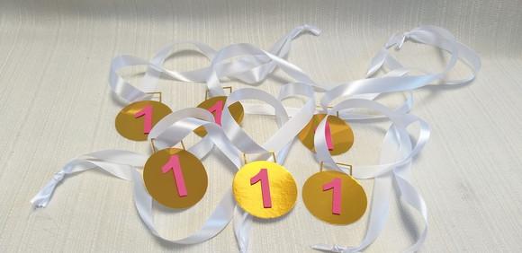 Medalha Papel Ginastica Artistica
