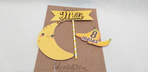 Topo bolo Banana