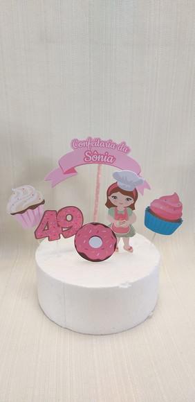 Topo Bolo Confeitaria