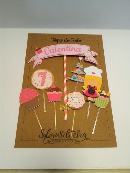 Topo Bolo Confeitaria