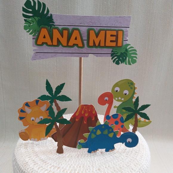 Topo Bolo Dinossauro