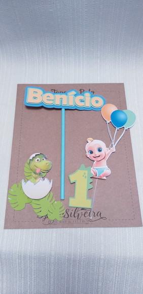 Topo Bolo Dinossauro