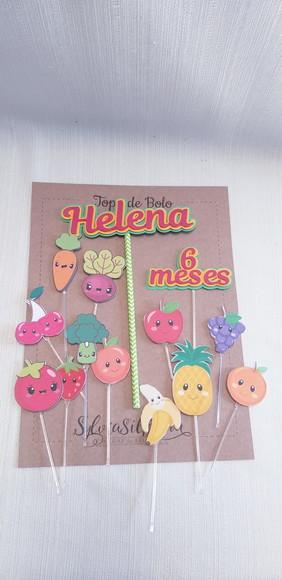 Topo Bolo Frutinhas