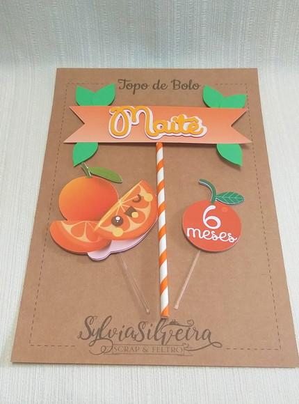 Topo Bolo Laranja