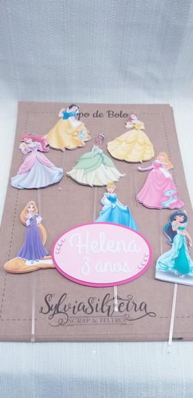 Topo Bolo Princesas