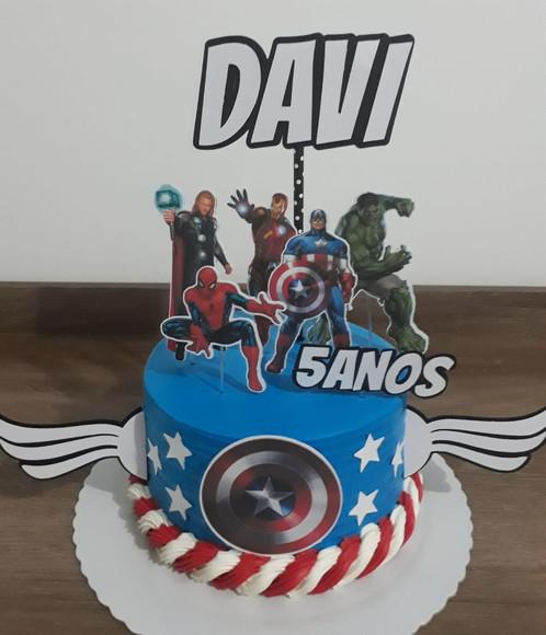 Topo Bolo Vingadores