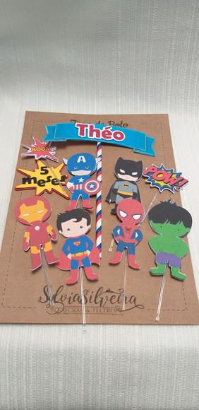 Topo Bolo Vingadores Baby