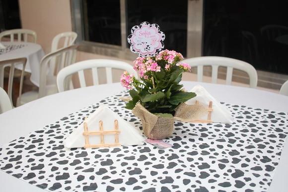 Topper Centro de Mesa Fazendinha