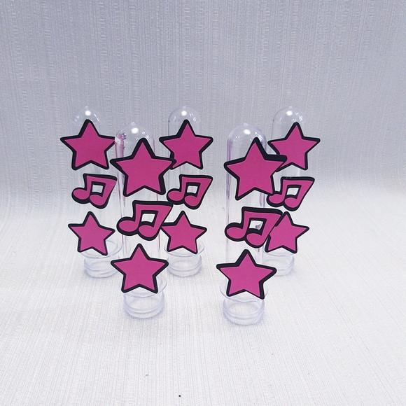 Tubete Estrelas e Notas Musicais