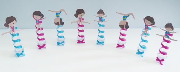 Tubete Ginastica Artistica Menina Morena