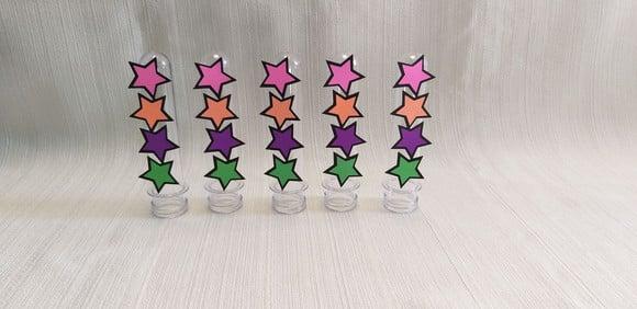 Tubete Neon Estrelas