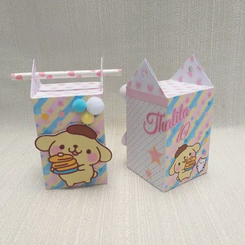 Caixa canudo Hello Kitty