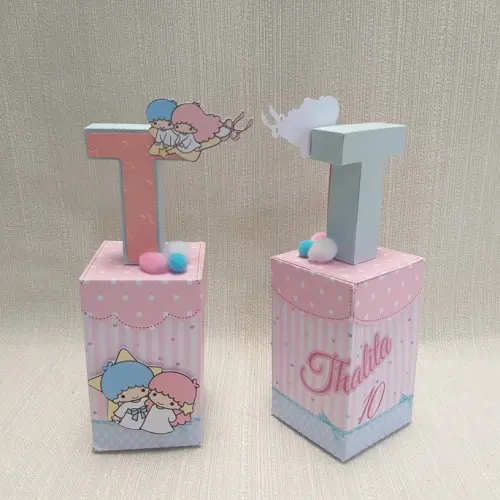 Caixa letra Hello Kitty