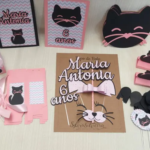 Kit festa Gatinho
