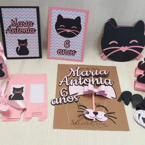 Kit festa Gatinho