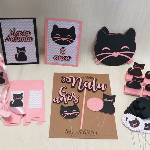 Kit festa Gatinho