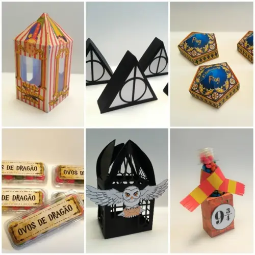 Kit Festa Harry Potter -62 itens