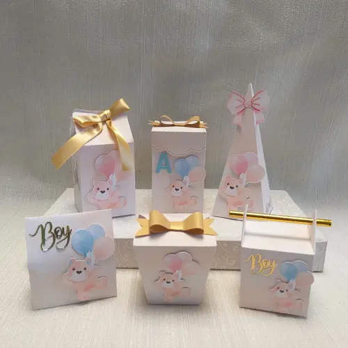 Kit Festa Chá de Revelação ursinhos