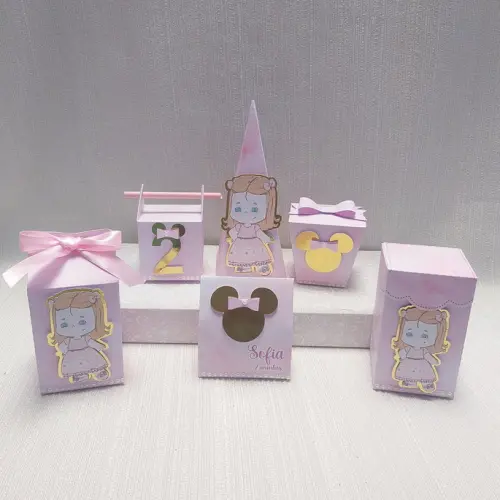 Kit Festa Minnie Rosa com 30 itens