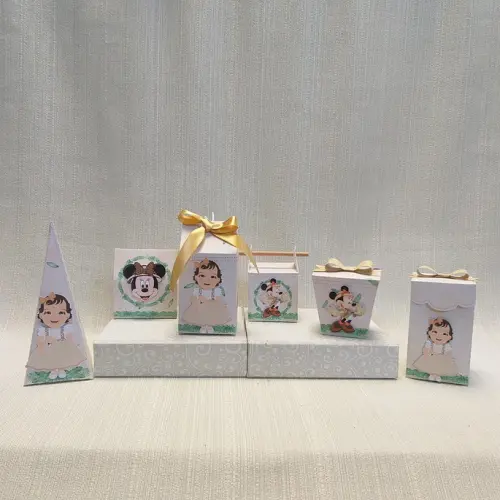 Kit Festa Minnie Safari com 30 itens