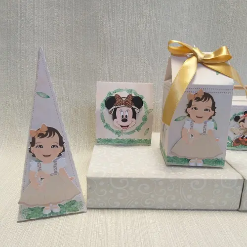 Kit Festa Minnie Safari com 30 itens