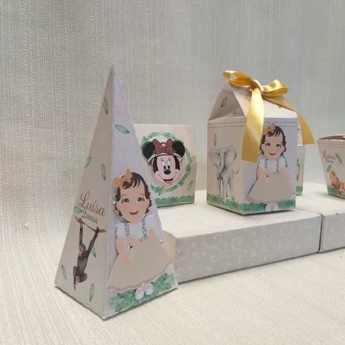 Kit Festa Minnie Safari com 30 itens