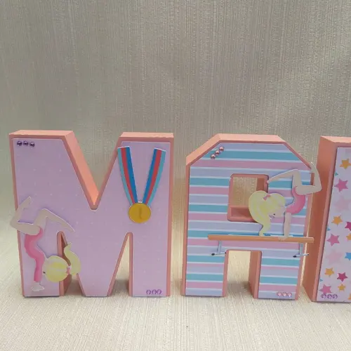 Letra 3D Ginástica Artística