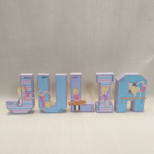 Letra 3D Ginástica Artística