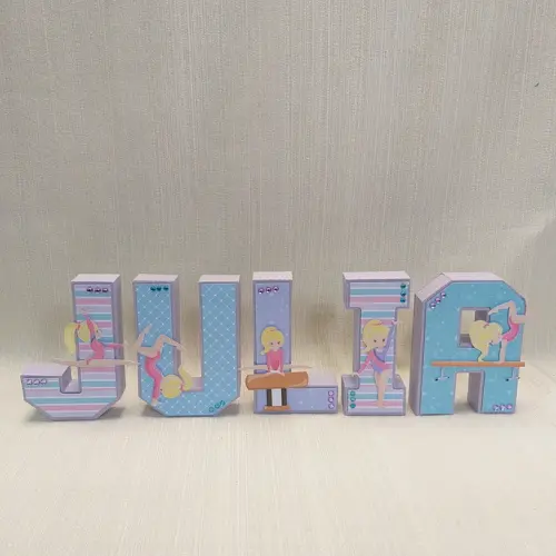 Letra 3D Ginástica Artística