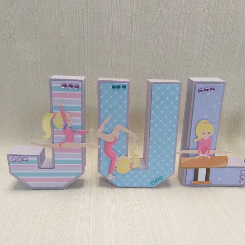 Letra 3D Ginástica Artística