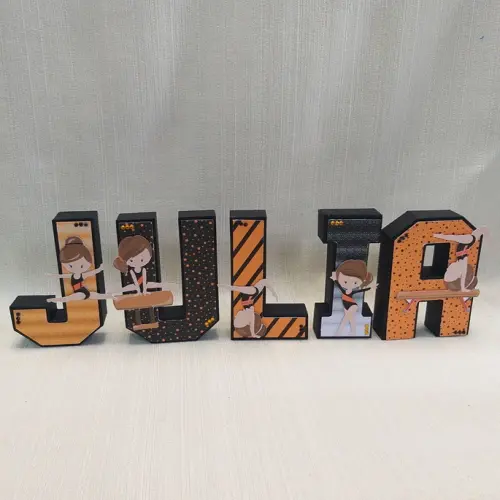 Letra 3D Ginástica Artística