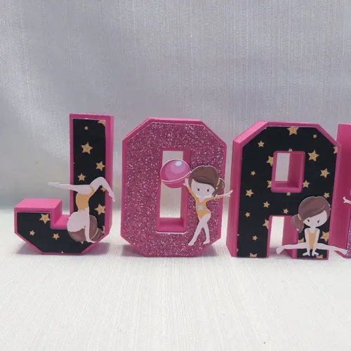 Letra 3D Ginástica Ritmica