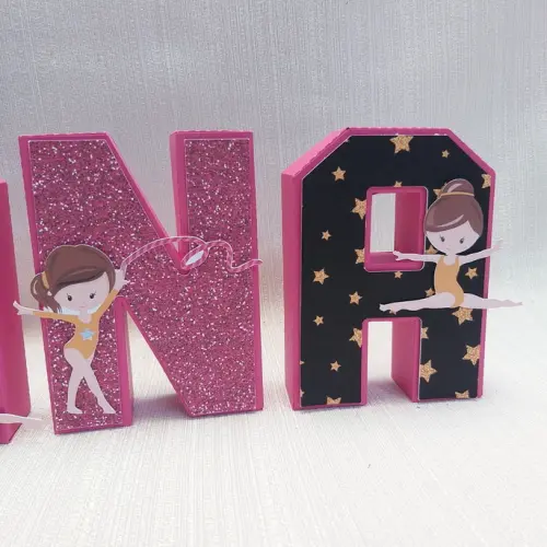 Letra 3D Ginástica Ritmica