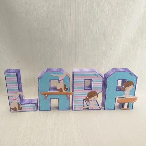 Letra 3D Ginástica Artística