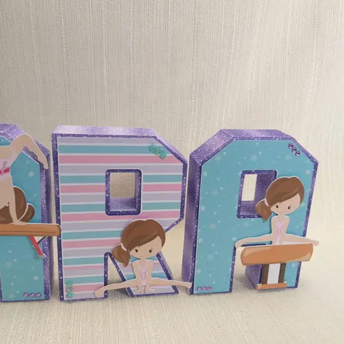 Letra 3D Ginástica Artística