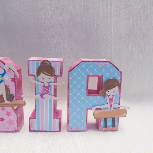 Letra 3D Ginástica Artística