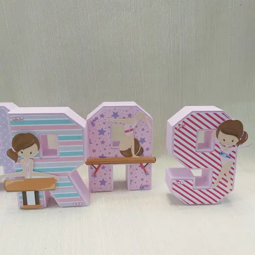 Letra 3D Ginástica Artística