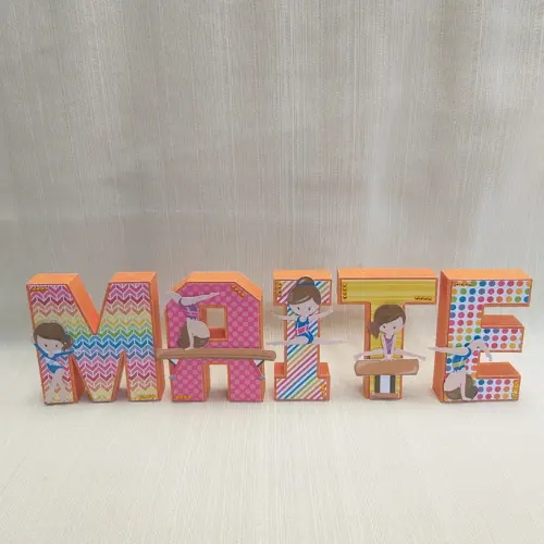 Letra 3D Ginástica Artística