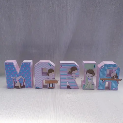 Letra 3D Ginástica Artística