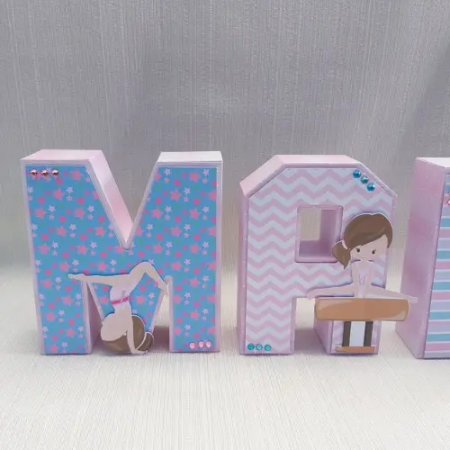 Letra 3D Ginástica Artística