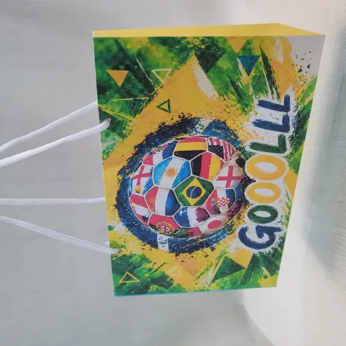 Sacolinha Copa do Mundo - Futebol PEGUE E MONTE