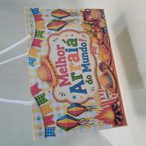Sacolinha Arraiá - Festa Junina -São João PEGUE E MONTE