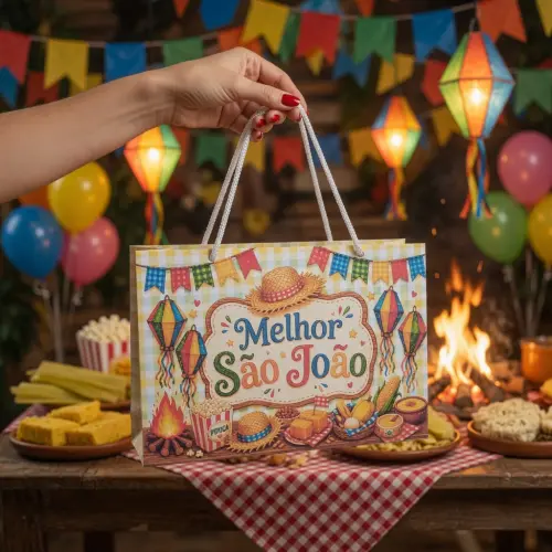 Sacolinha São João - Festa Junina -Arraiá PEGUE E MONTE