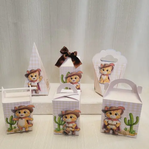 Kit Festa Gato de Botas 24 Itens