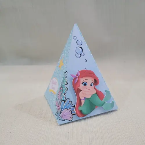 Caixa Mini Pirâmide Pequena Sereia