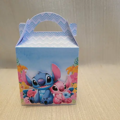 Caixa Maletinha Stitch e Angel