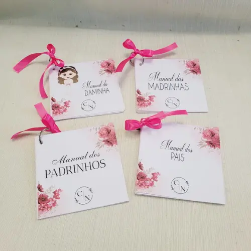 Manual da Daminha Pajem Florista Padrinhos Pais dos Noivos
