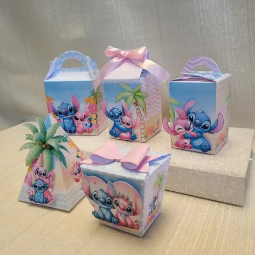 Kit Festa Stitch e Angel 20 Itens