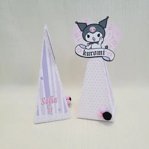 Caixa Pirâmide Kuromi