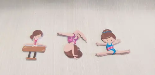 Aplique Boneca Ginastica Ritmica